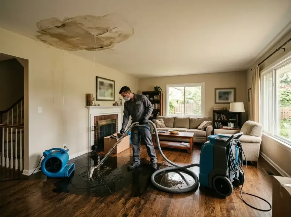 attic-pipe-burst-ceiling-drip-008 — frequently asked questions, Water Damage Restoration & Carpet Care in Americus, GA